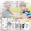 Portable Thermal Printer with 5 Rolls Paper for Diary Photo Note Memo Printing Blue 8
