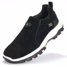 (Black, Tag 45=UK 10) Mens Slip on Sport Shoe Outdoor Loafers Casual Walking Sneakers Hiking Trainers