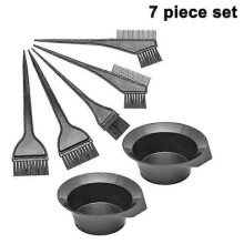 7 Piece Set Hair Dye Color Brush and Bowl Set, Hair Color Brush Mixing Bowl Kit Perfect Tools for Hair Tint Dying Coloring Applicator