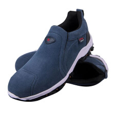 (Blue, Tag 48=UK 12.5) Mens Slip on Sport Shoe Outdoor Loafers Casual Walking Sneakers Hiking Trainers