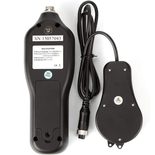 Multimeter Tester kit Tl-600 Digital Lux Meter Data Record with USB Shape 0.1-200000 Lux Illuminance Meter/Screen Brightness Meter 2