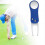 Putting Green Fork Foldable Mark Position Stainless Steel Portable Divot Tool for OutdoorBlue 2