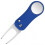 Putting Green Fork Foldable Mark Position Stainless Steel Portable Divot Tool for OutdoorBlue 1