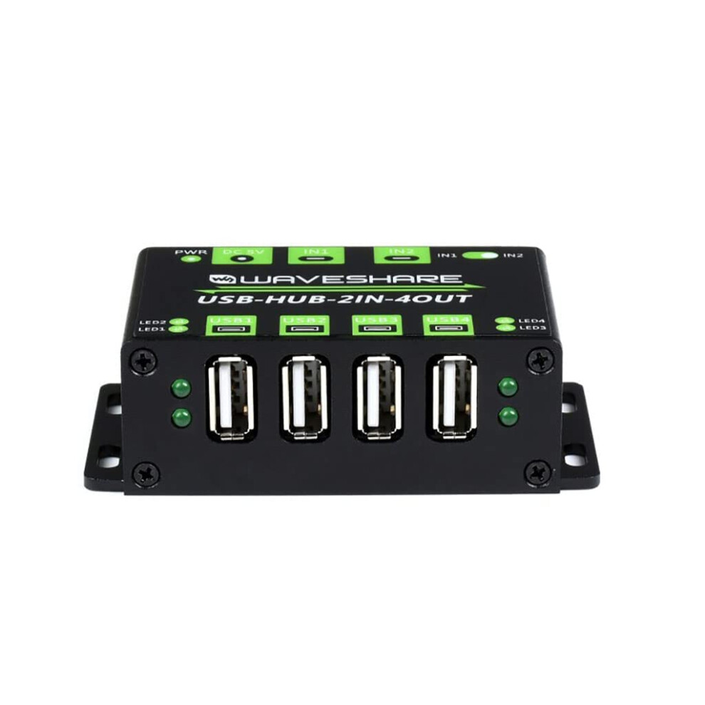 Usb Hub, 4X Extended Usb Ports, Switchable Two Inputs, Sharing Two Hosts 940534608573