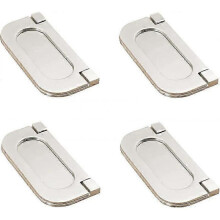 Invisible Handles 4 Pieces Steel Drawer Knob Invisible Handles Furniture Handle Rectangular Drawer Handle Kitchen Furniture Handle Cabinet Handle