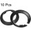 10pcs Decorative PP Plastic Radiator Pipe Covers 90mm Black 1