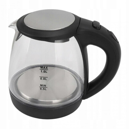 Glass Electric Kettle 2000 W, High Power, 1 L, Large Capacity, L7