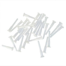 50PCS Yoga Ball Air Plug Gym Fitness Exercise Ball Jump Ball Air Stopper Plug Pin (White)