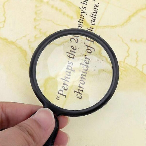 Mini pocket magnifying glass 8X optical glass with cortical protective C 2