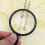 Mini pocket magnifying glass 8X optical glass with cortical protective C 18