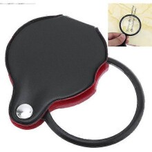 Mini pocket magnifying glass 8X optical glass with cortical protective C