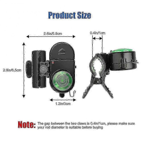 Sensitive Electronic Fishing Bite Alarms with 4 Indicator Sounds for Quick Alerts 1