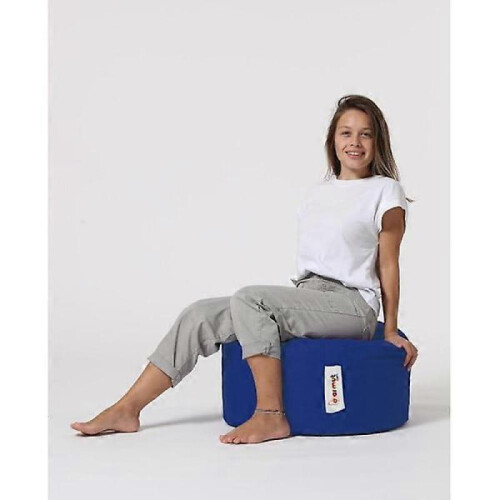 Garden pouf Round Pouf - Blue