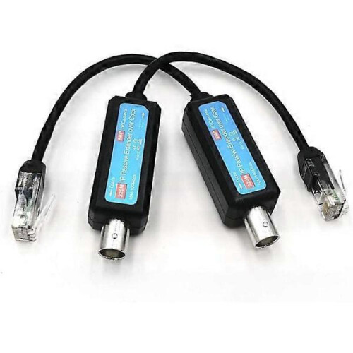 1 Pair Passive Extender Ethernet Over Coax 1-CH, IP Network - Ethernet Over Coax Converter Network Extender
