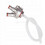 Keychain Mix Natural Fur Beer Stainless Steel 14