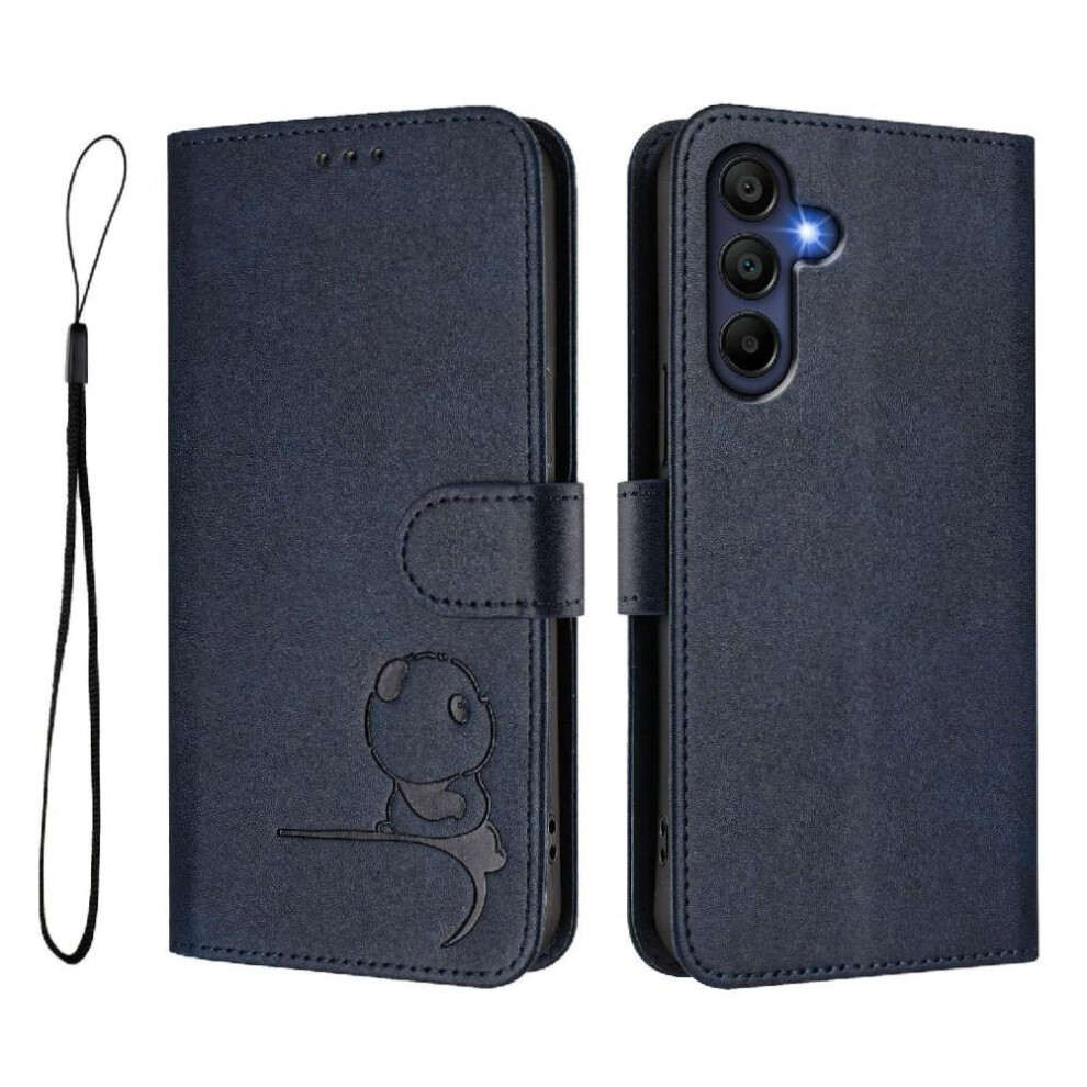 (Blue) Phone Case For Samsung Galaxy A16 4G/5G Flip Folio Pu Leather Rfid Blocking Card Slots Holder Kickstand Magnetic Blue 764549993161