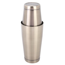 304 Stainless Steel Cocktail Shaker Cup Set Bartender Bar Tool Barware AccessoryBronze Color