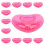 12 pcs Heart Shape Reusable Inflatable Drink Holder Summer Pool Float Drink Cup Holder 3