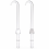 DT100E Clear Replacement Implant Denture Tips (Pack of 2) 1