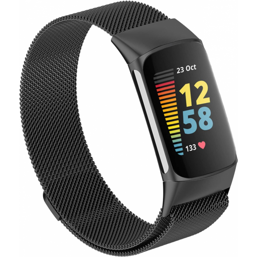 (S)Compatible With Fitbit Charge 6 / 5 Xdfind Magnetic Metal Watch Band 6921102483710