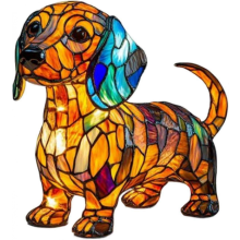Decorative Dog Series Art Night Light with Soft LED Illumination for Home Decor