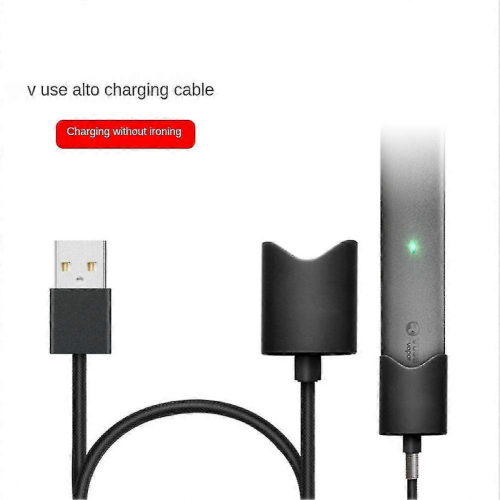 Vuse Alto Magnetic Charger Cord - USB Interface Charging Cable (45cm, Black USB-A) 1