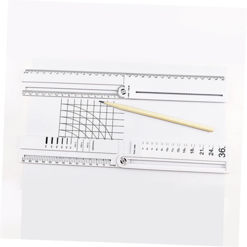 Angle Measurement Tool Angle Drawing Ruler Craft Angle Ruler Protractor, Math Geometry 1