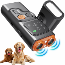 BarkGuard Bark Guard Anti Barking Device for Dogs, Upgraded with HD Display LED Flashlight