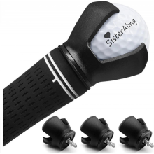 3-Prong Golf Ball Retriever Grabber Pick Up,Back Saver Claw Put On Putter Grip,Suction Cup Ball Grabber,Sucker for Golf Screws Tool (3 Pack)