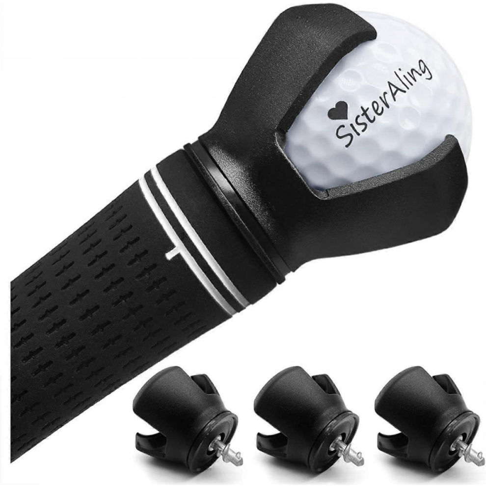 3-Prong Golf Ball Retriever Grabber Pick Up,Back Saver Claw Put On Putter Grip,Suction Cup Ball Grabber,Sucker for Golf Screws Tool (3 Pack)-image-OPC-PHXJ9WW-NEW