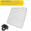 Replacement Net for Rebounder Football Catching Net with 20 Ropes Fielding Training Mesh 5