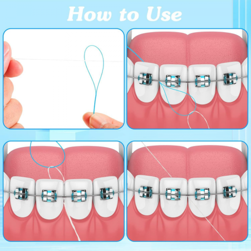 (300PCS)Floss Threaders  new 2