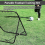 Replacement Net for Rebounder Football Catching Net with 20 Ropes Fielding Training Mesh 3
