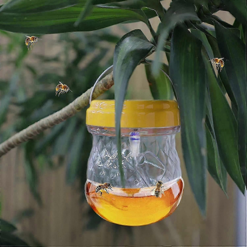Solar Powered Trap for Outdoor Hornets Wasps Fruit Flies Bees 1