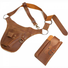 Leather Garden Tool Belt, Gardening Utility Belt, Garden Tool Storage Bag for Gardeners and Gardener