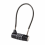 (17.5cm Cable)Cable Lock Sturdy 4 Digit Combination Padlock compatible Tool Box Shed Hasp Storage 17.5cm Cable 1
