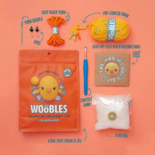 (chick)Crochet Kit For Beginners Diy Crochet Stuffed Animal Kit Beginner Crochet Kit 1