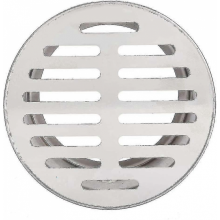 Floor Drain Stainless Steel Anti-blocking Floor Drain Cover Floor Drain Strainer Compatible with Outdoor Use(110 Flat Mouth)