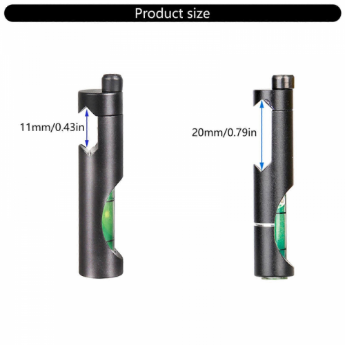Scope Bubble Leveler 11/20mm Hunting Bubble Level Bubble Level Holder Mount Horizontal Calibration Leveling Tool 2