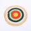 Round Archery Target - 50cm/19.7in Reusable Archery Target - Archery Accessories Target Compatible with Archery Ters 1
