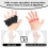 2 Pcs Hand Ulnar Deviation Strap Right Drift Hand Splint Knuckle Splint MCP 3