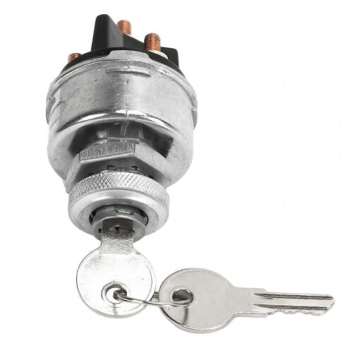 Ignition Switch Replacement with 2 Keys for Willys CJ2A CJ3A DJ3A CJ3B CJ5 CJ6 2