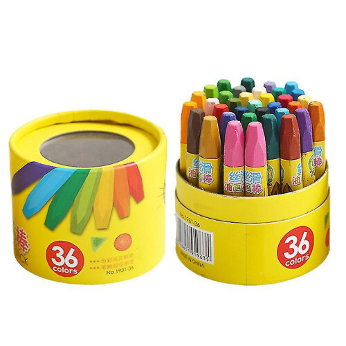 36pcs Hexagonal Crayon Pen 2
