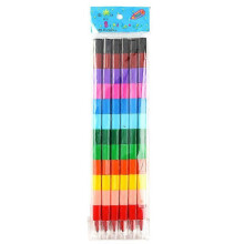 Stacking Crayons, 6 Stackable Crayons for Kids, Buildable Crayons, Stacking Crayon Party Favors, Colorful Crayons Rainbow Crayons for Writing Drawing