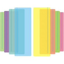 Guided Reading Highlight Strips, Dyslexia Overlay Ruler Reading Rulers Colored Overlay Reading Tracking Rulers for Dyslexia And Adhd To Reduce V-B