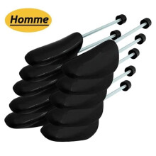 Pair of adjustable shoe trees for men - Black