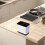 Cutlery rack, multifunctional cutlery holder with 3 compartments (black) 5