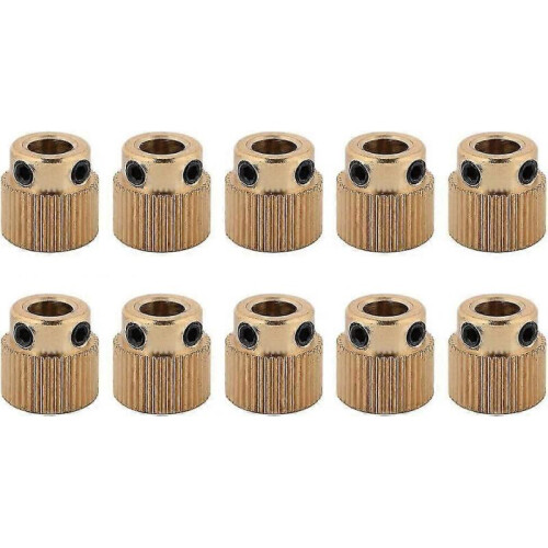 10pcs Parts Brass Extruder Wheel 40 Teeth