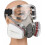 6200 Reusable Half Mask, Gas Mask with Goggles, Painter Protection, Multiple Colors, Large Size 3