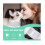 Cat collar, dog collar, adjustable collar, soft collar, neck circumference 26-33 cm, L, gray 6